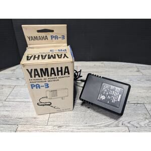 Genuine Yamaha PA-3 Power Supply Adapter AC 120V DC 12V OEM